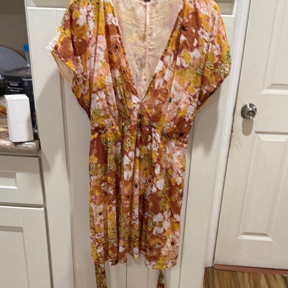 Free people Floral V-Neck Women's Top